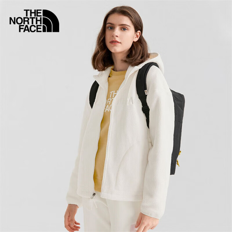 THE NORTH FACE 北面 女款抓绒衣 7QSJ 白色 349元包邮