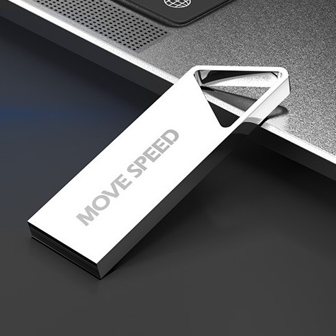 MOVE SPEED 移速 铁三角系列 YSUTSJ-64G2S USB 2.0 U盘 银色 64GB USB-A 14.5元