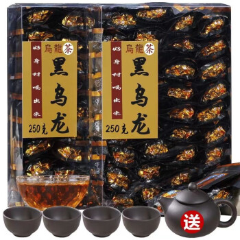 柏叶韵 高浓度 油切黑乌龙  500g  买就送一壶四杯