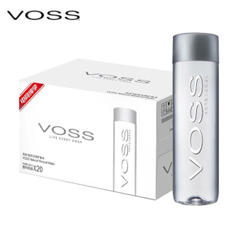 VOSS 芙丝 饮用天然矿泉水500ml*20瓶(塑料瓶)弱碱性水整箱装