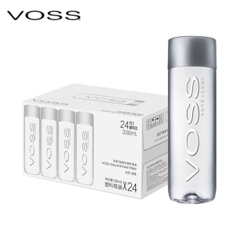 VOSS 芙丝 饮用天然矿泉水330ml*24瓶(塑料瓶)弱碱性水整箱装