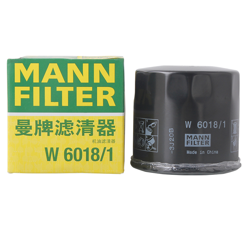 曼牌滤清器 W6018/1 机油滤清器 券后24元