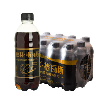 秋林·格瓦斯 秋林格瓦斯 黑麦芽大列巴面包发酵饮料350ml*12瓶整箱装哈尔滨特产