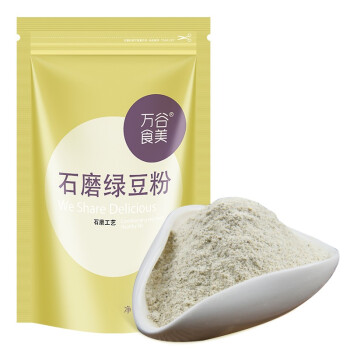 万谷食美绿豆粉1kg石磨绿豆面粉杂粮面粉