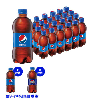pepsi 百事 可乐 Pepsi 汽水 碳酸饮料整箱 300ml*24瓶 年货 百事出品
