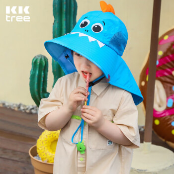 kocotree kk树 儿童帽子夏防紫外线遮阳帽亲子