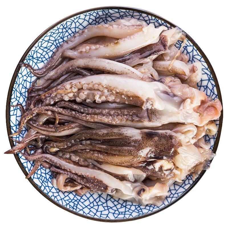 京东百亿补贴：一虾一世界 鲜冻鱿鱼须 500g 12.99元包邮