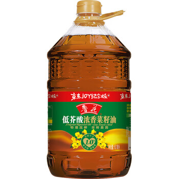 移动端、京东百亿补贴：luhua 鲁花 京东JOY纪念版 低芥酸浓香菜籽油 6.18L