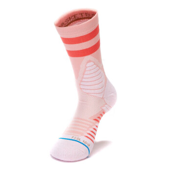 TFO 户外袜 舒适透气运动袜耐磨跑步袜徒步袜子2202215 女款浅粉红色