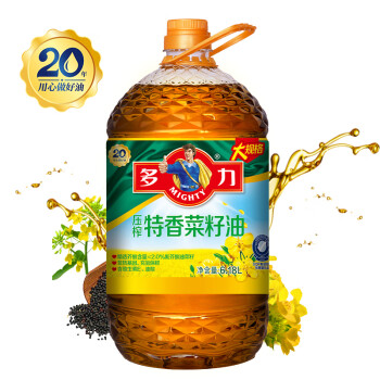 MIGHTY 多力 压榨特香菜籽油 6.18L