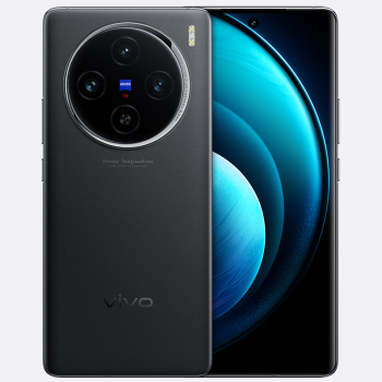 vivo X100 12GB+256GB 辰夜黑 蓝晶×天玑9300 蔡司影像 120W双芯闪充 5G 拍照 手机 vivo合约机