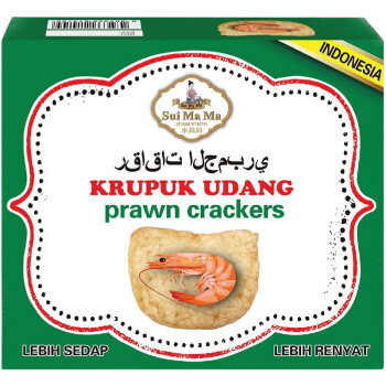 水妈妈 印尼原装进口 印尼总统虾片 自己炸油炸大虾片鲜虾饼龙虾片400g