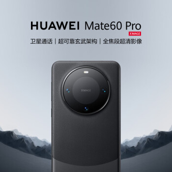HUAWEI 华为 Mate 60 Pro 手机 12GB+256GB 雅丹黑
