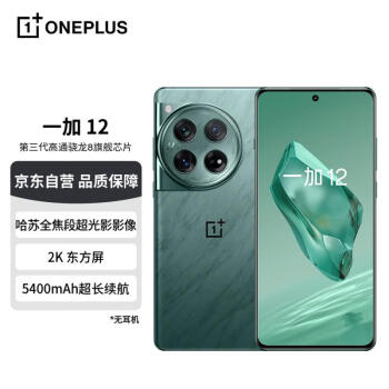 OnePlus 一加 12 5G手机 16GB+512GB 苍绿