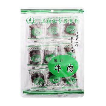 小辣椒食品 小辣椒 果汁牛肉 100g