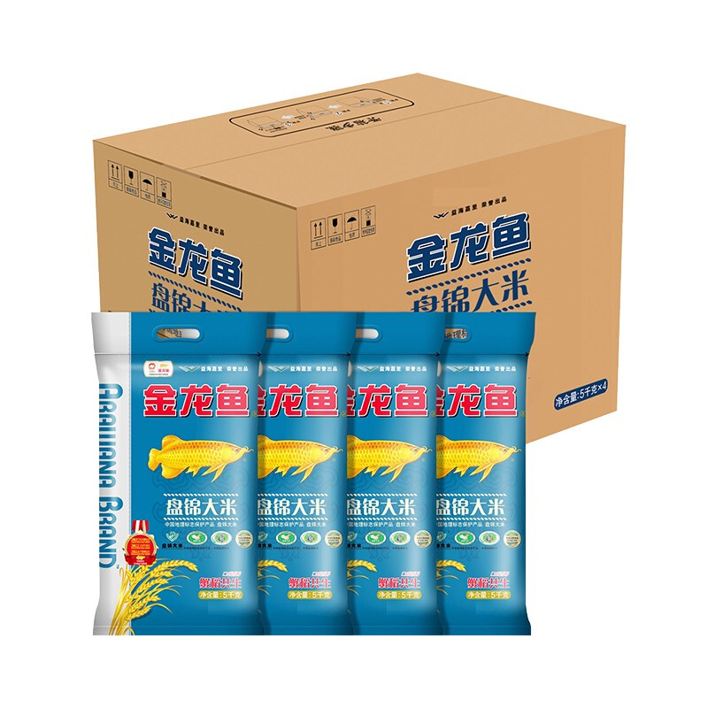 金龙鱼 盘锦大米 5kg 25.41元