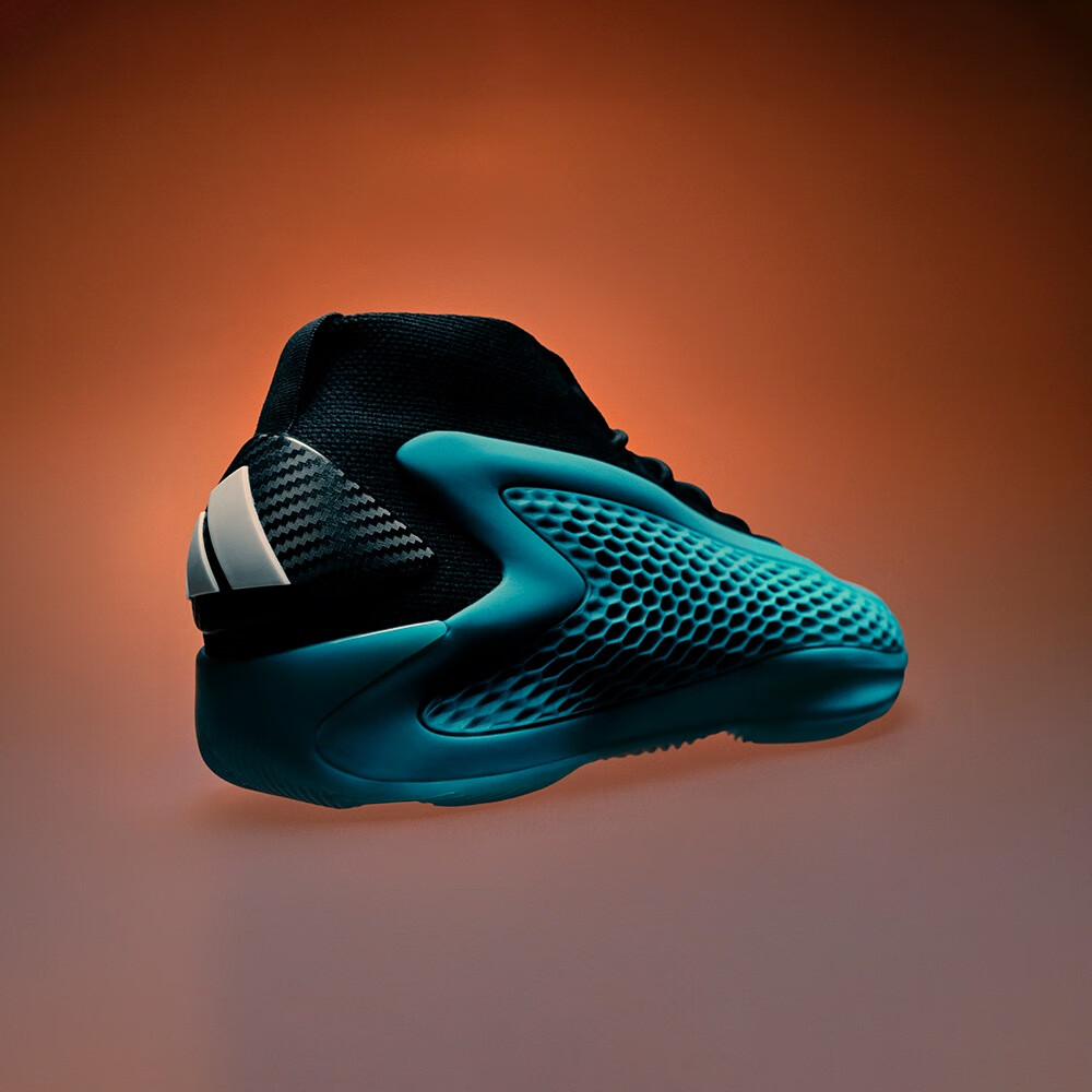 adidas 阿迪达斯 AE 1爱德华兹1代签名版boost专业篮球鞋 深蓝新潮阿迪达斯 黑/孔雀蓝 36.5(225mm) 849元