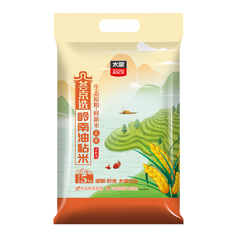 太粮 荟京选 岭南油粘米 5kg 29.66元