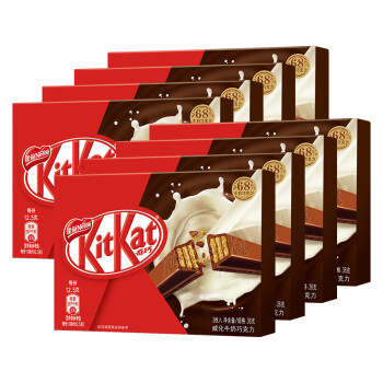 KitKat 雀巢奇巧 雀巢（Nestle）奇巧牛奶巧克力36g*8盒 年货零食新年礼物生日礼物 好吃不腻
