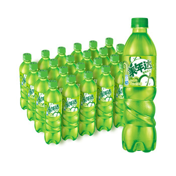 MIRINARA 美年达 百事可乐美年达 Mirinda 苹果味 汽水碳酸饮料 500ml*24瓶