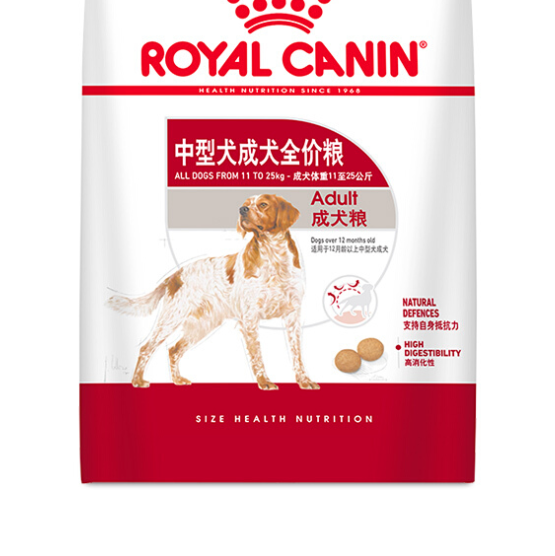 ROYAL CANIN 皇家 M25中型犬成犬狗粮 15kg 券后495元