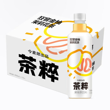 今麦郎 粹狂窨金柚茉莉花茶500mL*15瓶