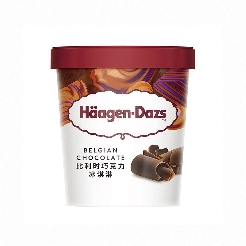 限移动端、京东百亿补贴：Durobor 比利时 Häagen·Dazs 哈根达斯 比利时巧克力冰淇淋 392g 65元