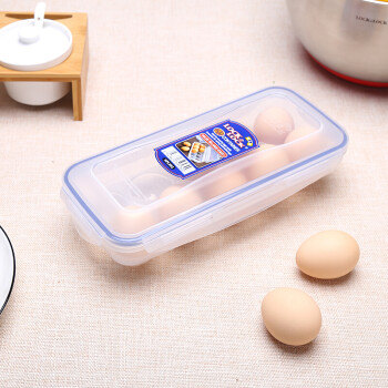 LOCK&LOCK 长方形PP塑料保鲜盒 （可装10个鸡蛋）HPL953