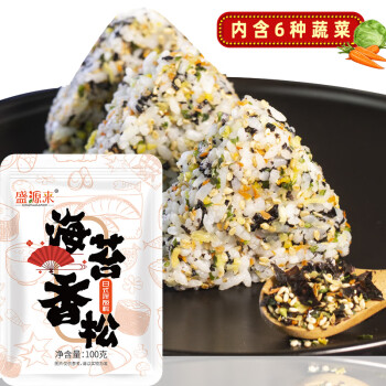 盛源来 芝麻海苔香松拌饭料100g