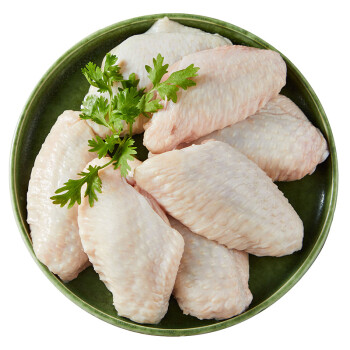 圣农白羽鸡鸡翅中1kg/袋冷冻烤鸡翅清真食材