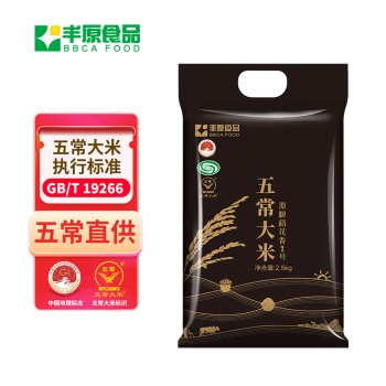 BBCA FOOD 丰原食品 稻花香 五常大米 2.5kg