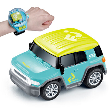 4DRC 手表迷你遥控车电动汽车赛车合金挖掘机玩具男孩女孩儿童