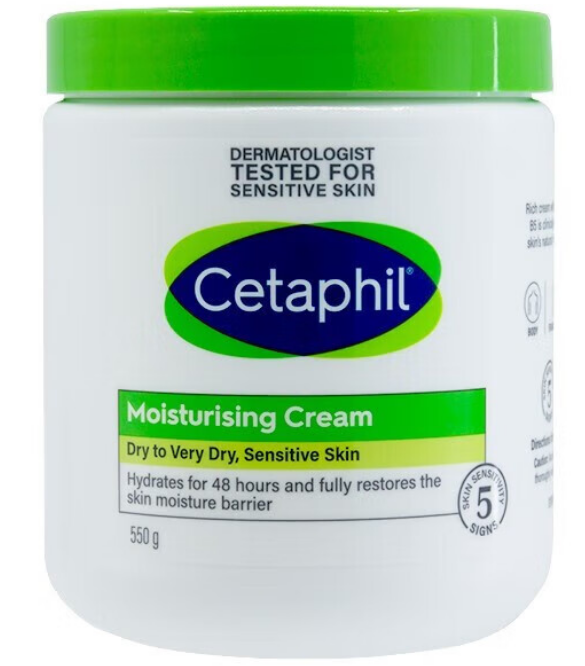 Cetaphil 丝塔芙 大白罐 婴儿罐保湿霜润肤面霜舒润大白乳霜宝宝滋润身体乳 550g 专用1罐装 券后69元