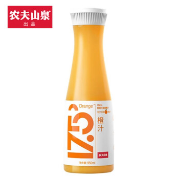 农夫山泉 17.5NFC橙子 950ml*2瓶