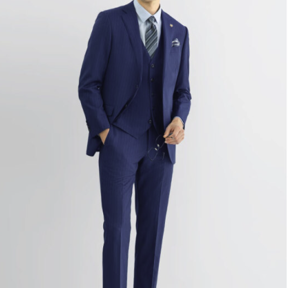 VICUTU 威可多 西服套装上装商务纯羊毛男VBS19112405 蓝色 170/96C 331.7元