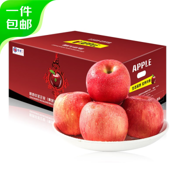 华圣 铂金果 洛川苹果 一级 单果180-270g 4.7kg 礼盒装