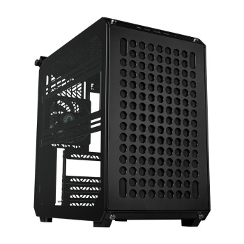 酷冷至尊 CoolerMaster)Qube酷方500 黑 EATX中塔电脑台式机箱 自由拼装/280散热水冷/钢玻侧板/7硬盘位