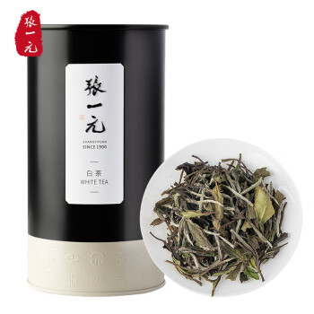 张一元 茶叶白茶白牡丹特级白茶新品（尚品系列）浓香型茶礼送礼罐装50g