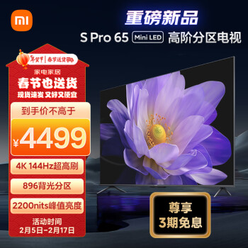 Xiaomi 小米 S Pro系列 L65MA-SM 液晶电视 65英寸 4K