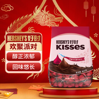 HERSHEY'S 好时 Kisses 黑巧克力 500g