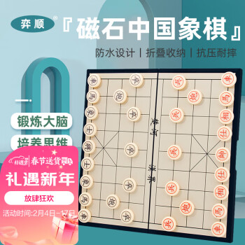 弈顺大号磁性中国象棋套装儿童小学生训练学习益智互动棋类桌游F-6