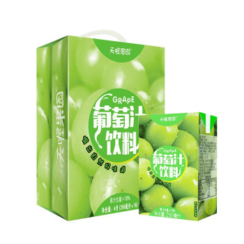 Ten Wow 天喔 葡萄汁饮料 250ml*16盒