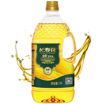 长寿花 非转基因 金胚玉米油 1L