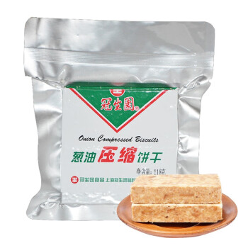 GSY 冠生园 葱油味压缩饼干118g 户外营养饱腹干粮徒步露营方便应急即食品