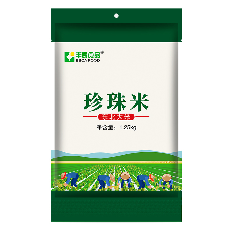 需首单、Plus会员:丰原食品 BBCA FOOD 东北大米 1.25KG 4.41元包邮（需用券）