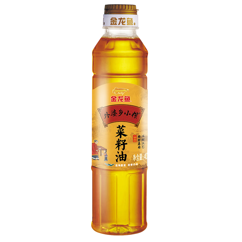 Plus会员:金龙鱼食用油 非转基因小榨菜籽油 400ml 5.41元包邮（需用券）