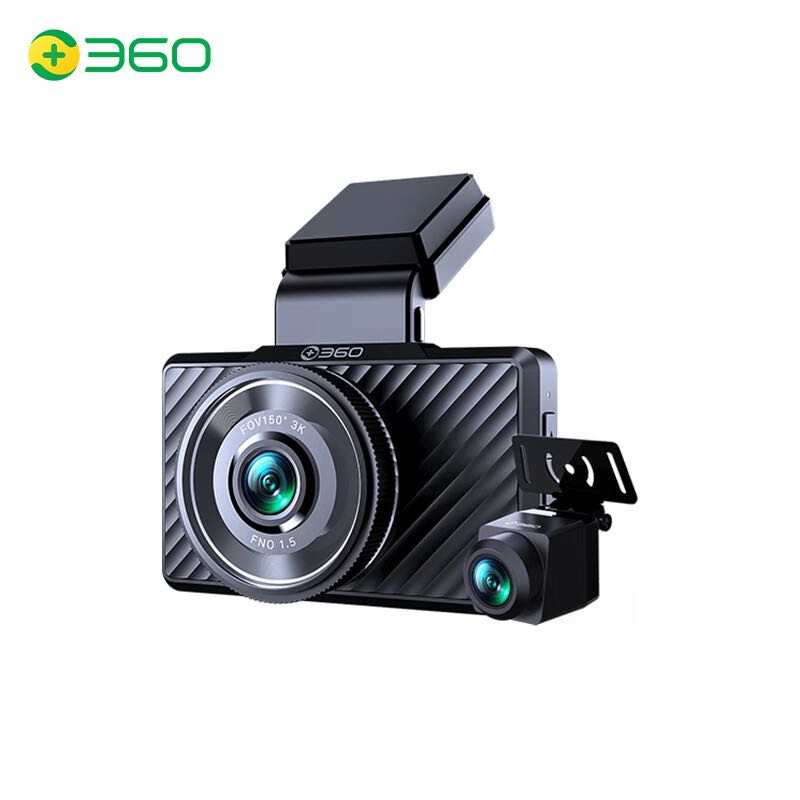 360 行车记录仪 G580pro 3K高清拍摄 前后双录 星光夜视 电子狗 409元