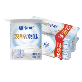 MENGNIU 蒙牛 风味酸牛乳100g*16超值装 ￥9.85