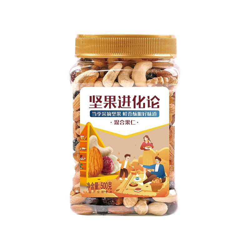 ChaCheer 洽洽 坚果进化论 混合果仁 500g 0.01元