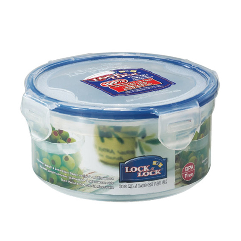 LOCK&LOCK HPL933 圆形保鲜盒 600ml 13.9元